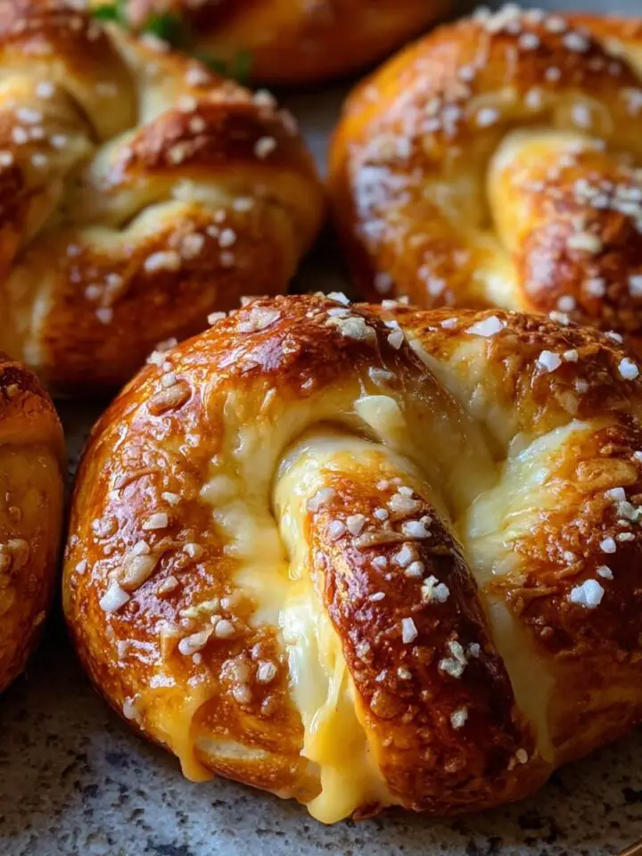 Cheese-Stuffed Pretzels