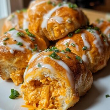 Cheesy Buffalo Ranch Chicken Bombs