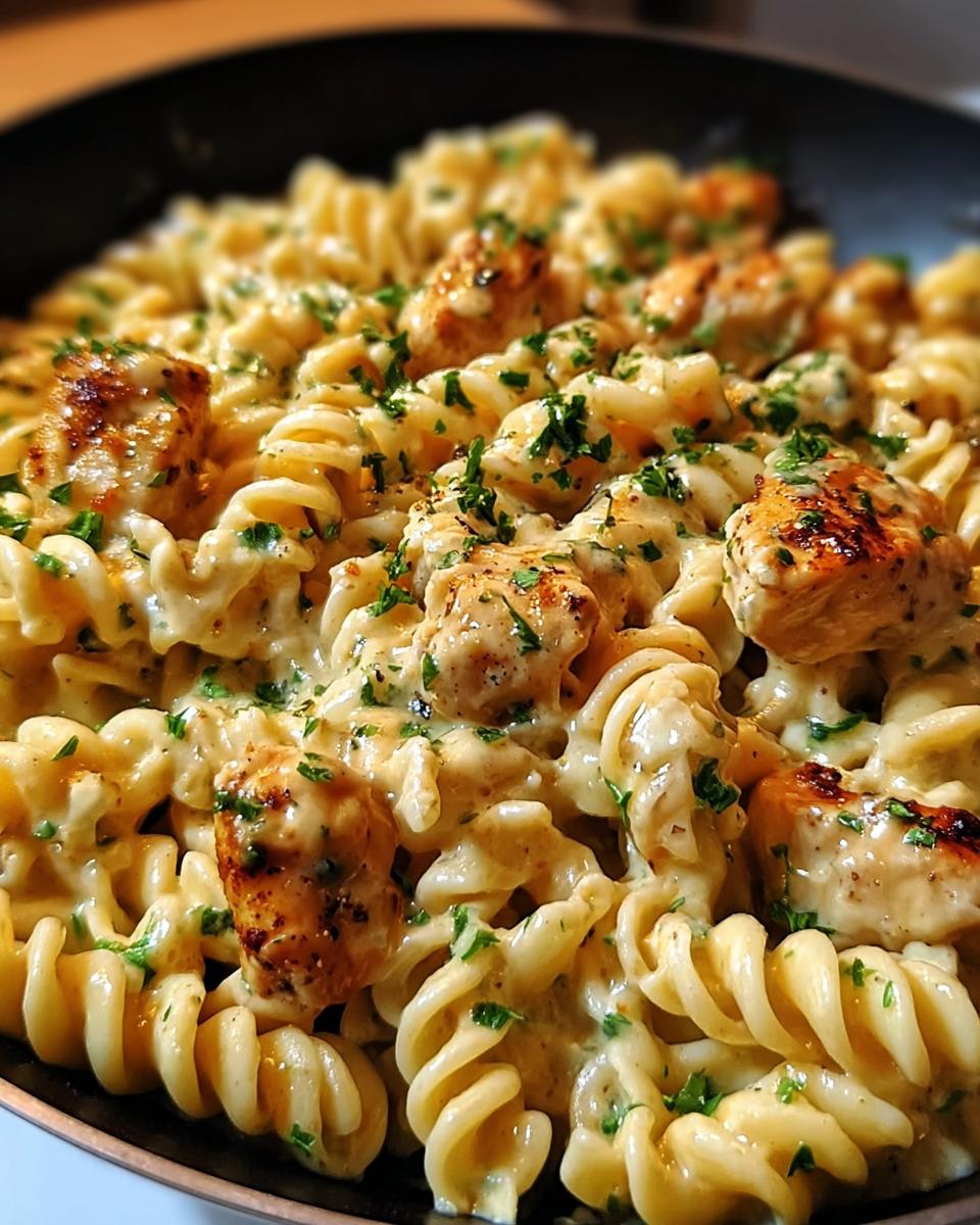 Cheesy Cajun Garlic Chicken Rotini Skillet - detail 2