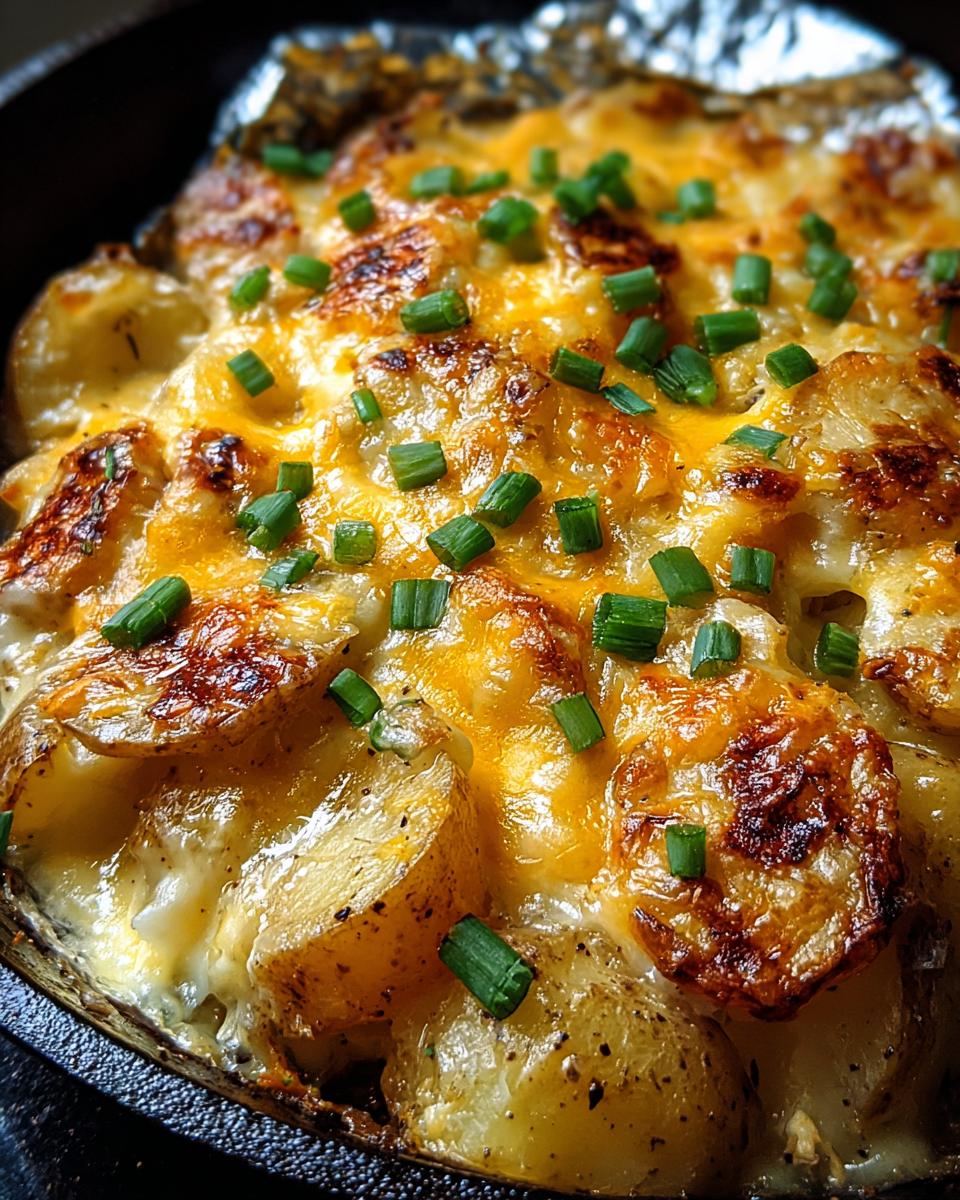 Cheesy Campfire Potatoes - detail 1