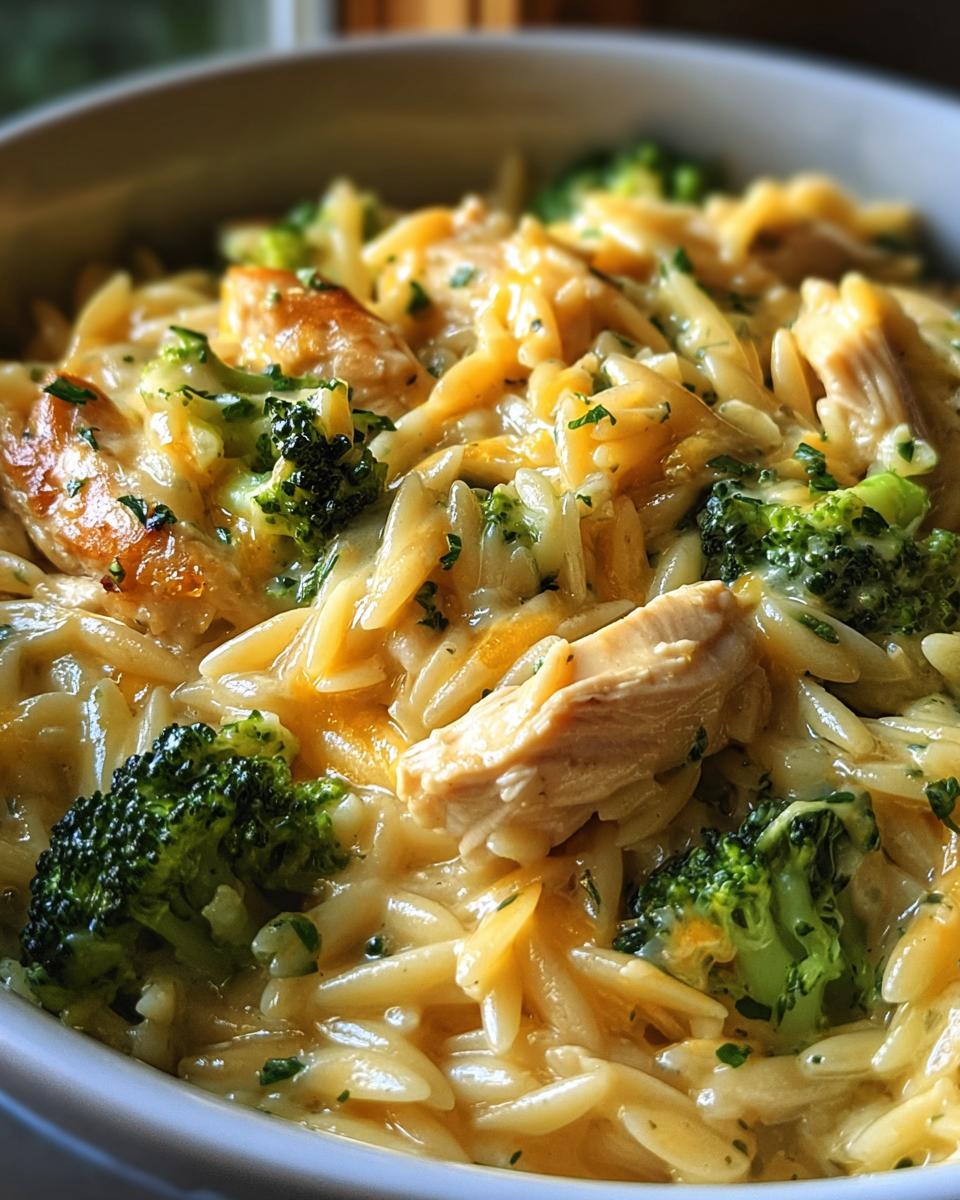 Cheesy Chicken Broccoli Orzo - detail 1