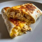 Cheesy Garlic Chicken Wraps
