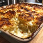 Cheesy Garlic Scalloped Potatoes