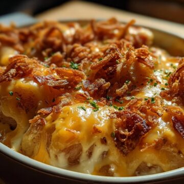 Cheesy Mississippi Mud Potatoes