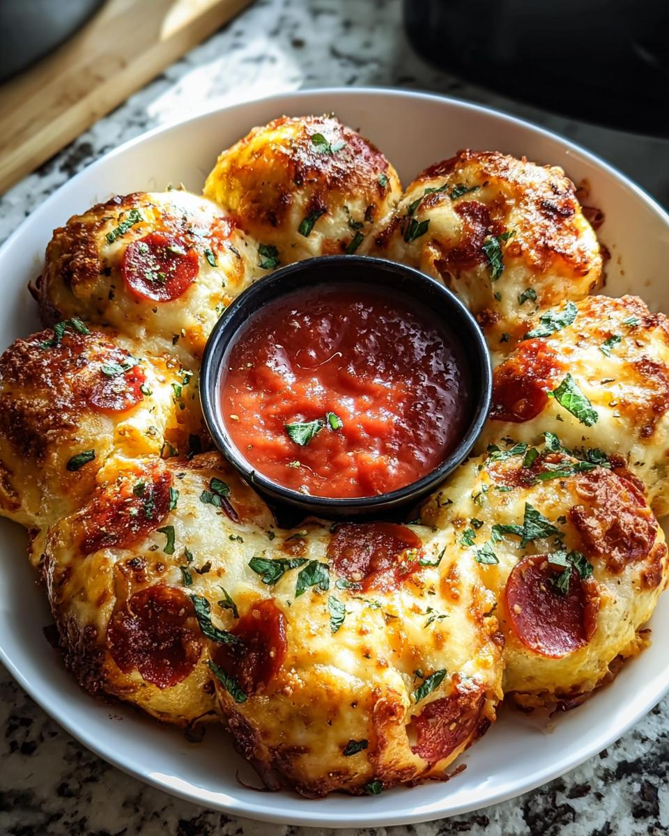 Cheesy Pepperoni Pizza Bombs - detail 2