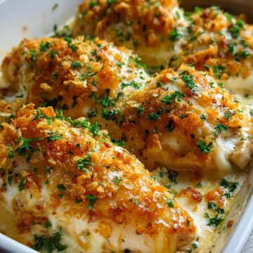 Cheesy Sour Cream Chicken Bake