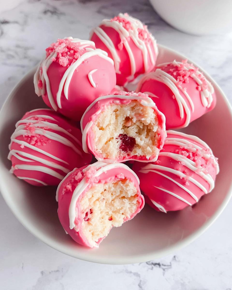 Cherry Chip Cheesecake Bites - detail 1