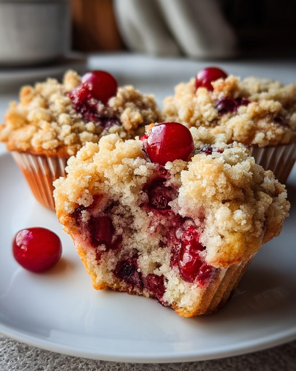 Cherry Cobbler Muffins - detail 1