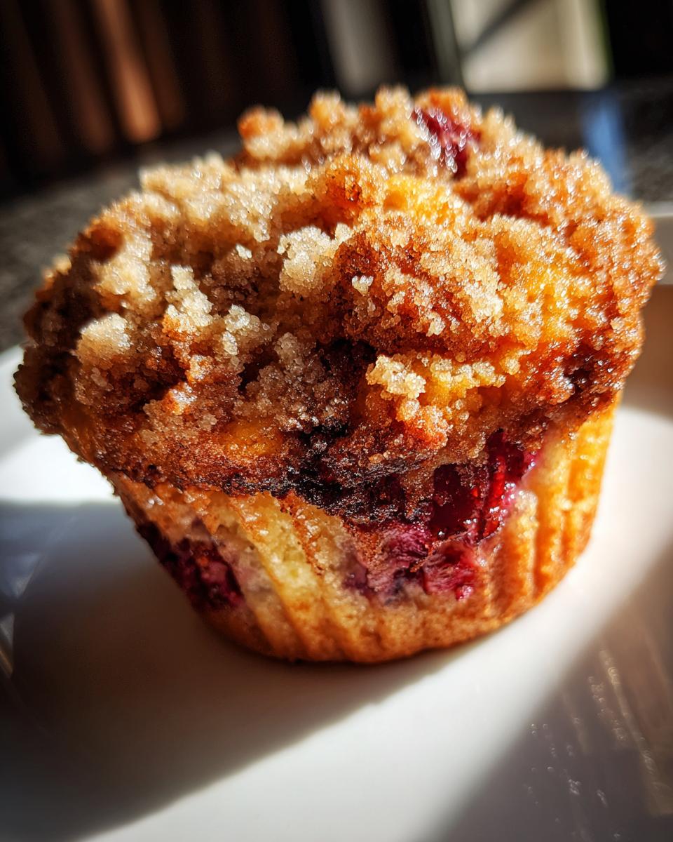 Cherry Cobbler Muffins - detail 1