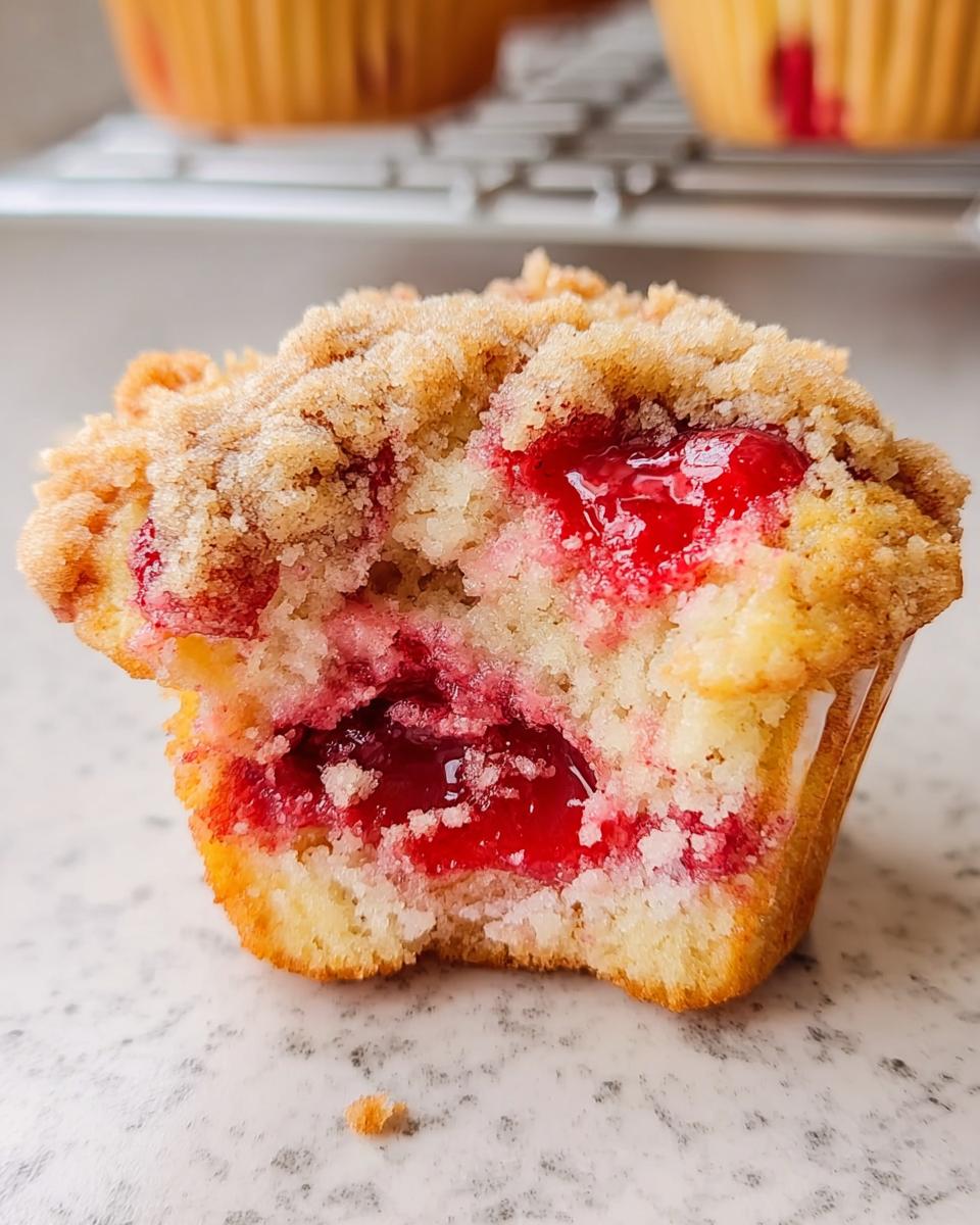 Cherry Cobbler Muffins - detail 2