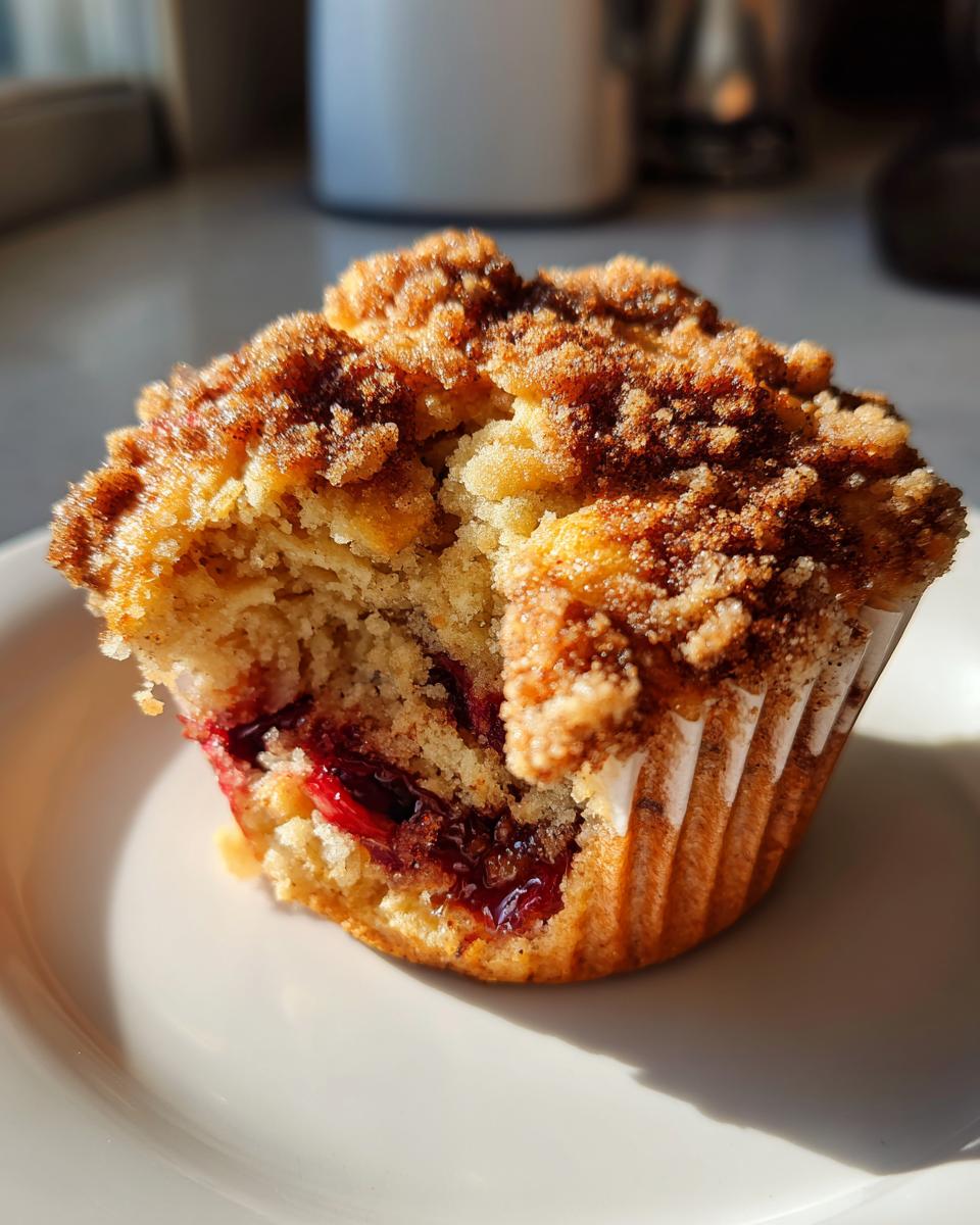 Cherry Cobbler Muffins - detail 3