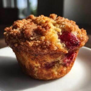 Cherry Cobbler Muffins
