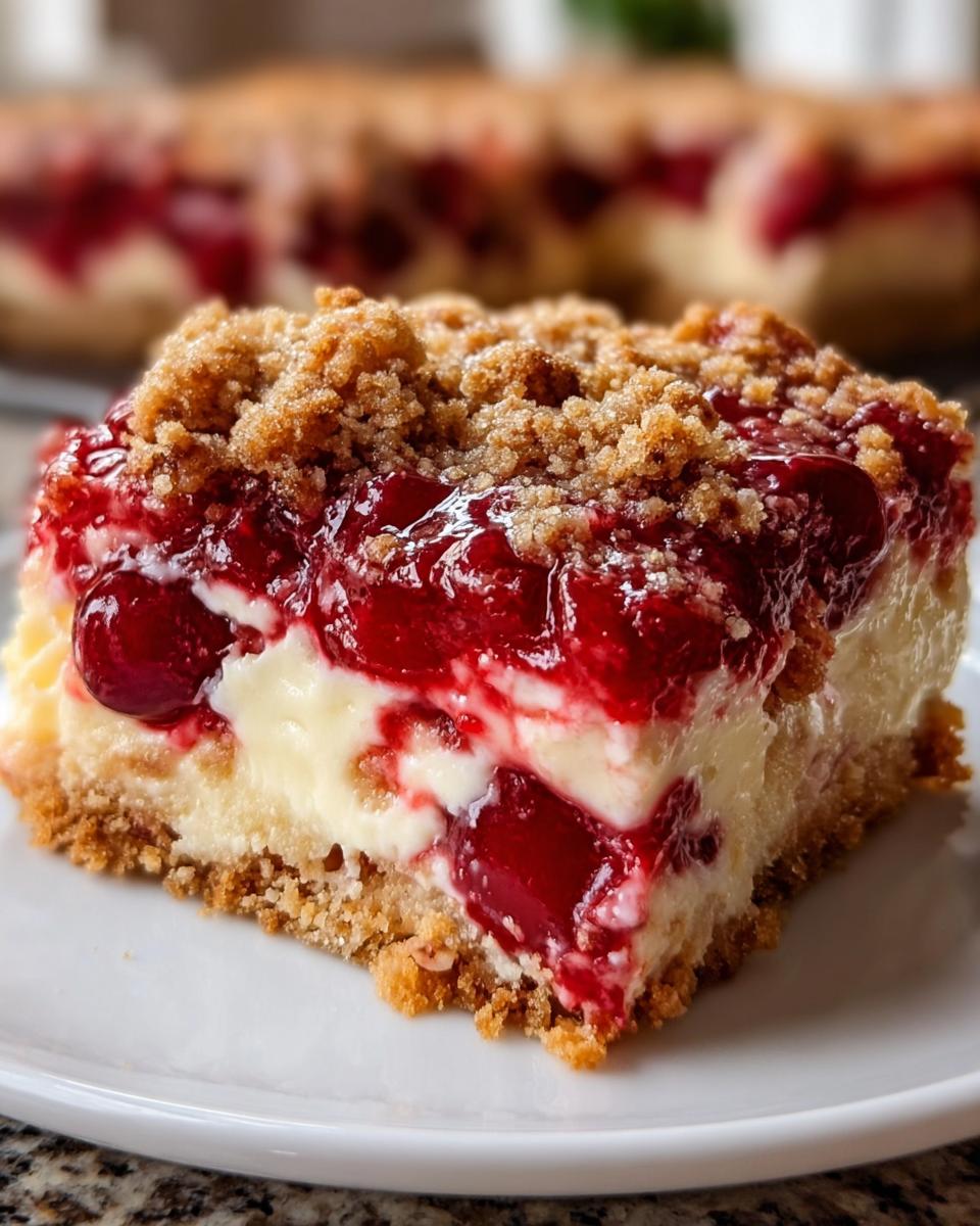 Cherry Cream Cheese Dump Cake - detail 1