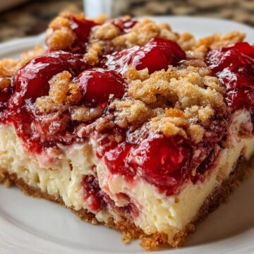 Cherry Cream Cheese Dump Cake
