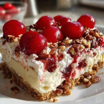 Cherry Pecan Cheesecake Lush