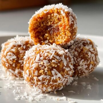 Chewy Apricot and Coconut Bliss Balls