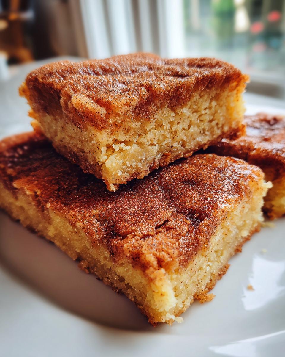 Chewy Snickerdoodle Cookie Bars - detail 3