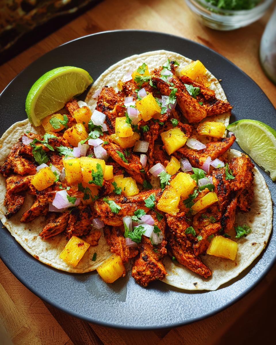 Chicken Al Pastor - detail 1