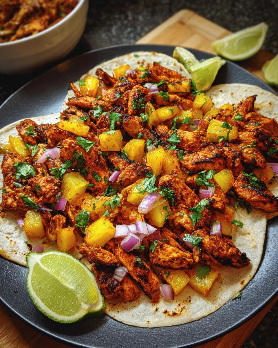 Chicken Al Pastor - detail 2