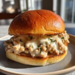 Chicken Alfredo Sloppy Joes