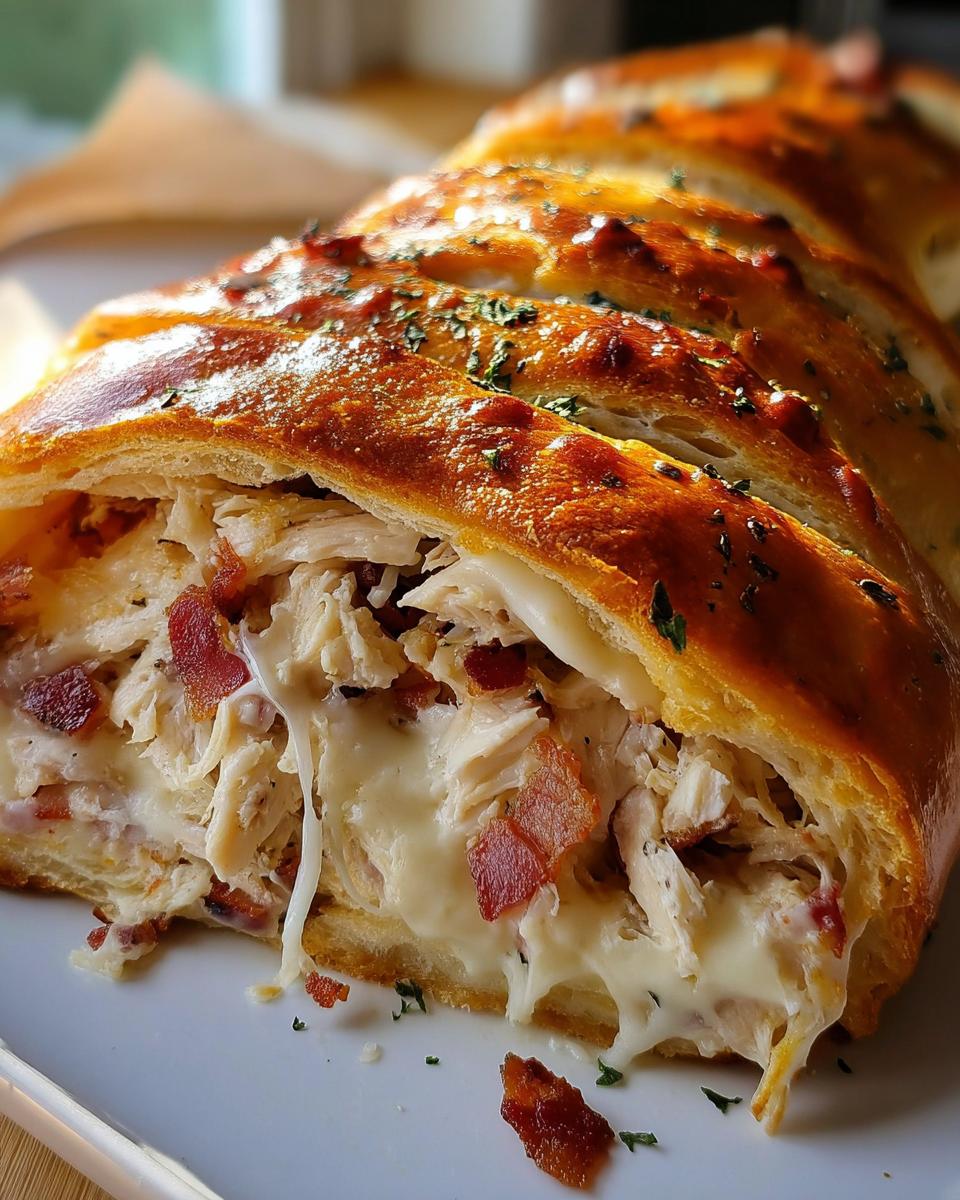 Chicken Bacon Ranch Stromboli - detail 1
