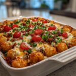Chicken Bacon Ranch Tater Tot Casserole