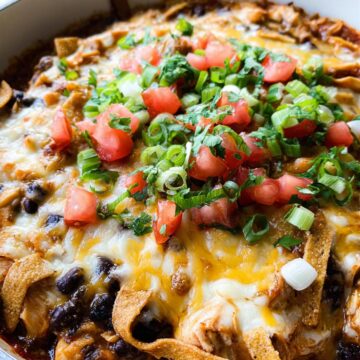 Chicken Black Bean Enchilada Skillet