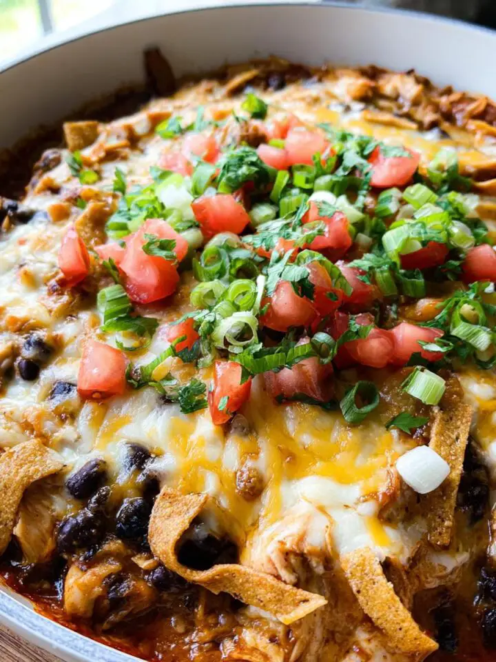 Chicken Black Bean Enchilada Skillet