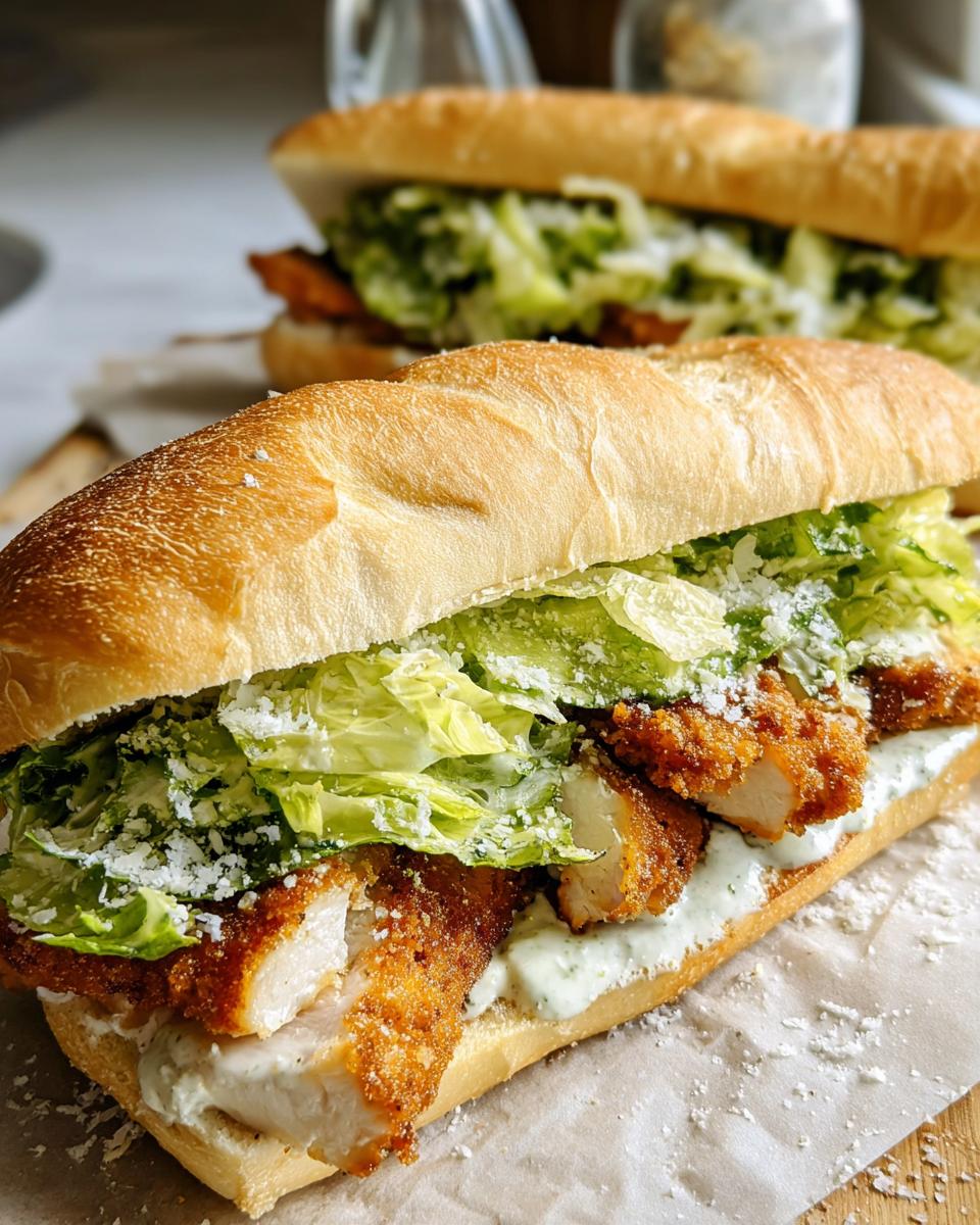 Chicken Caesar Sandwiches - detail 1