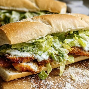 Chicken Caesar Sandwiches