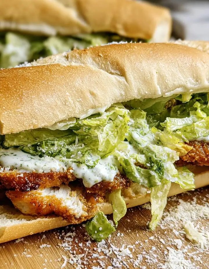 Chicken Caesar Sandwiches