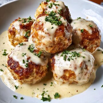 Chicken Cordon Bleu Meatballs