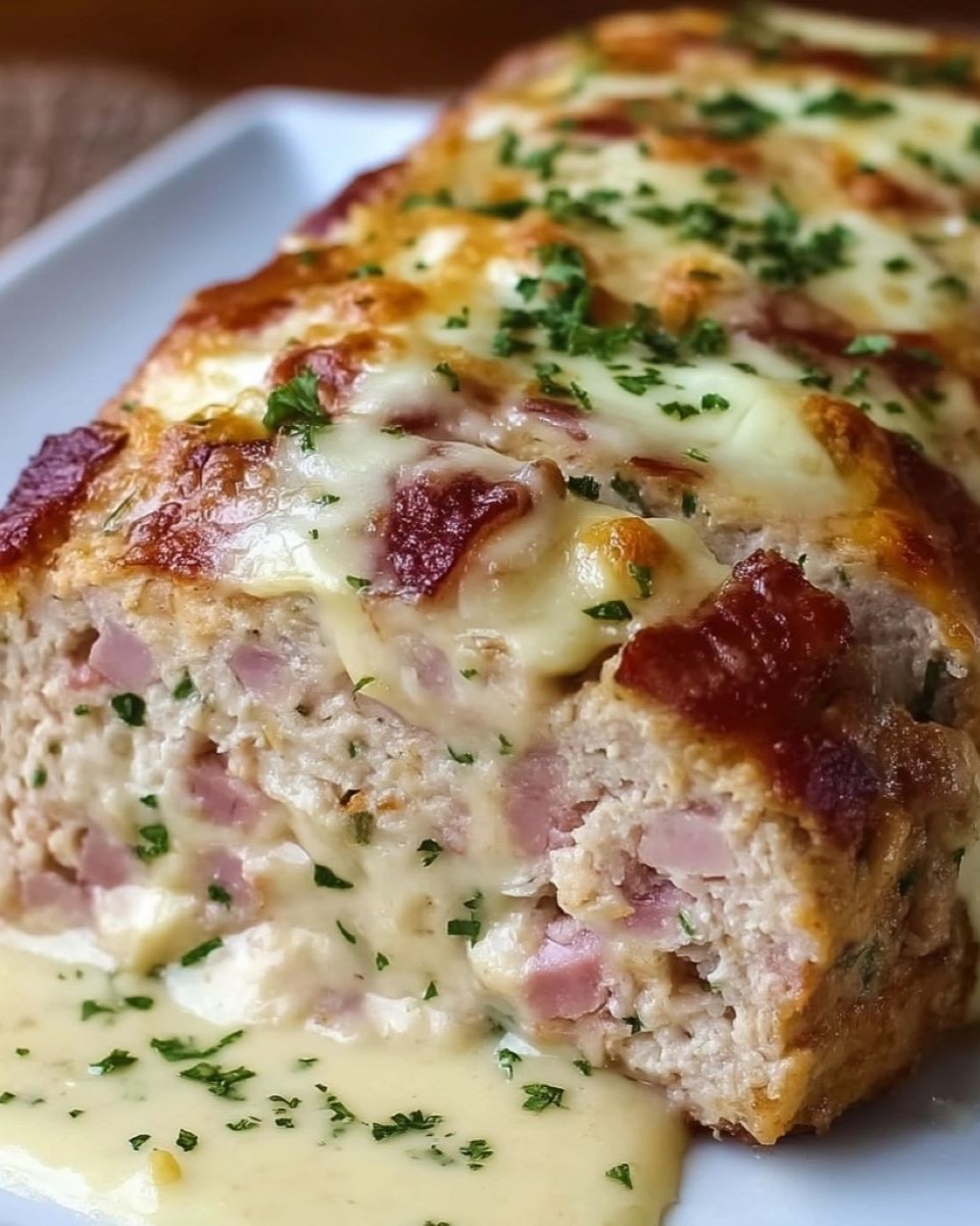 Chicken Cordon Bleu Meatloaf