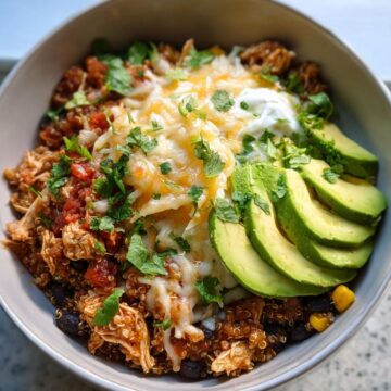 Chicken Enchilada Bowl