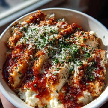 Chicken Parm Cottage Cheese Bowl