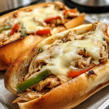 Chicken Philly Cheese Steaks