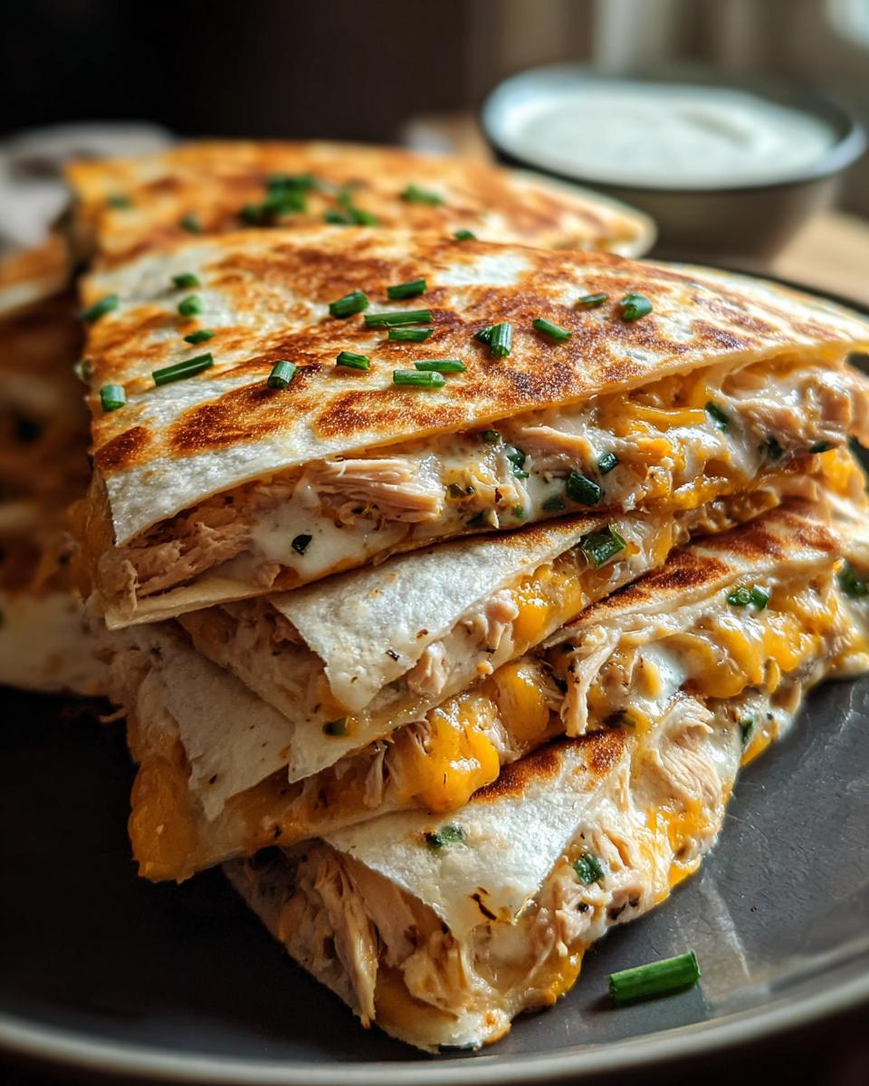 Chicken Ranch Quesadilla - detail 2