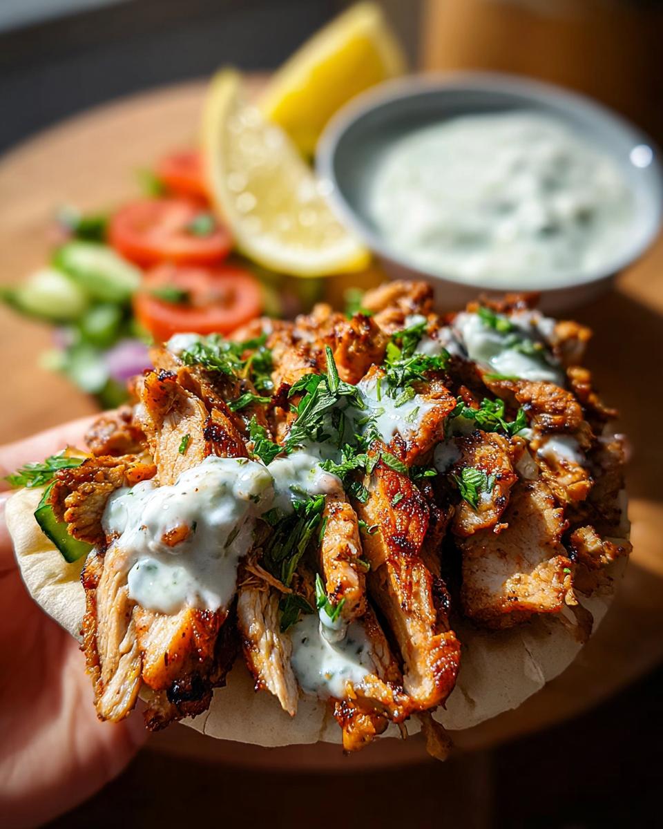 Chicken Shawarma with Garlic Sauce - detail 1