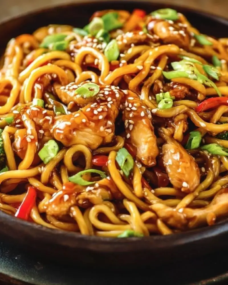 Chicken Teriyaki Noodles