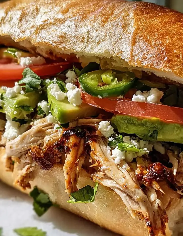 Chicken Torta Sandwich