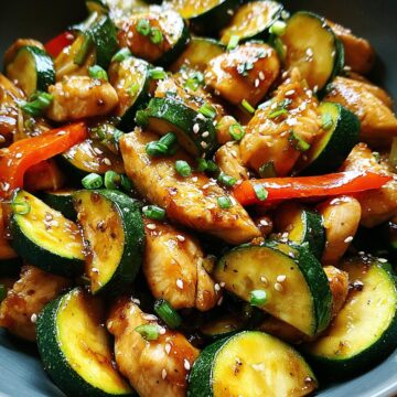 Chicken Zucchini Stir Fry