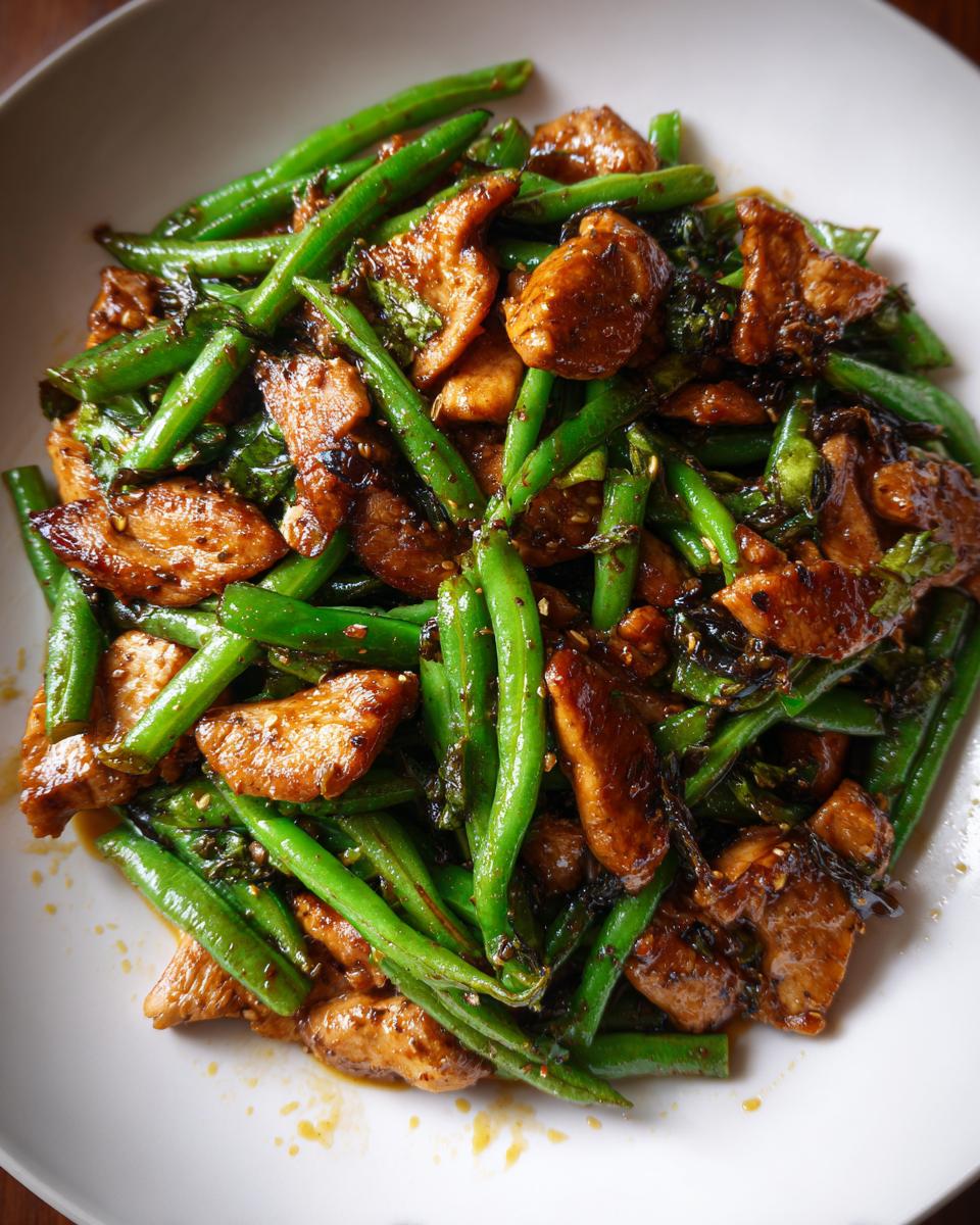 Chicken and Green Bean Stir-Fry - detail 1