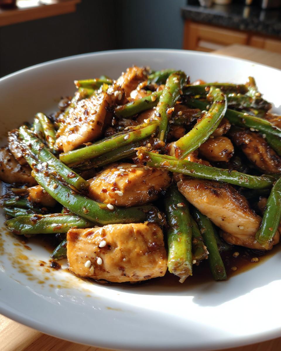 Chicken and Green Bean Stir-Fry - detail 2