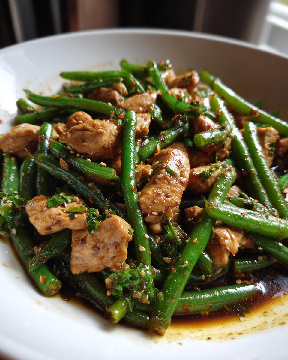 Chicken and Green Bean Stir-Fry - detail 3