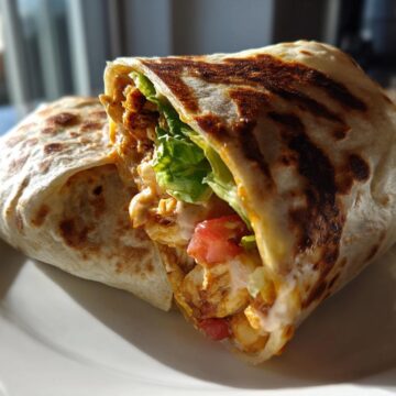 Chipotle Ranch Grilled Chicken Burrito
