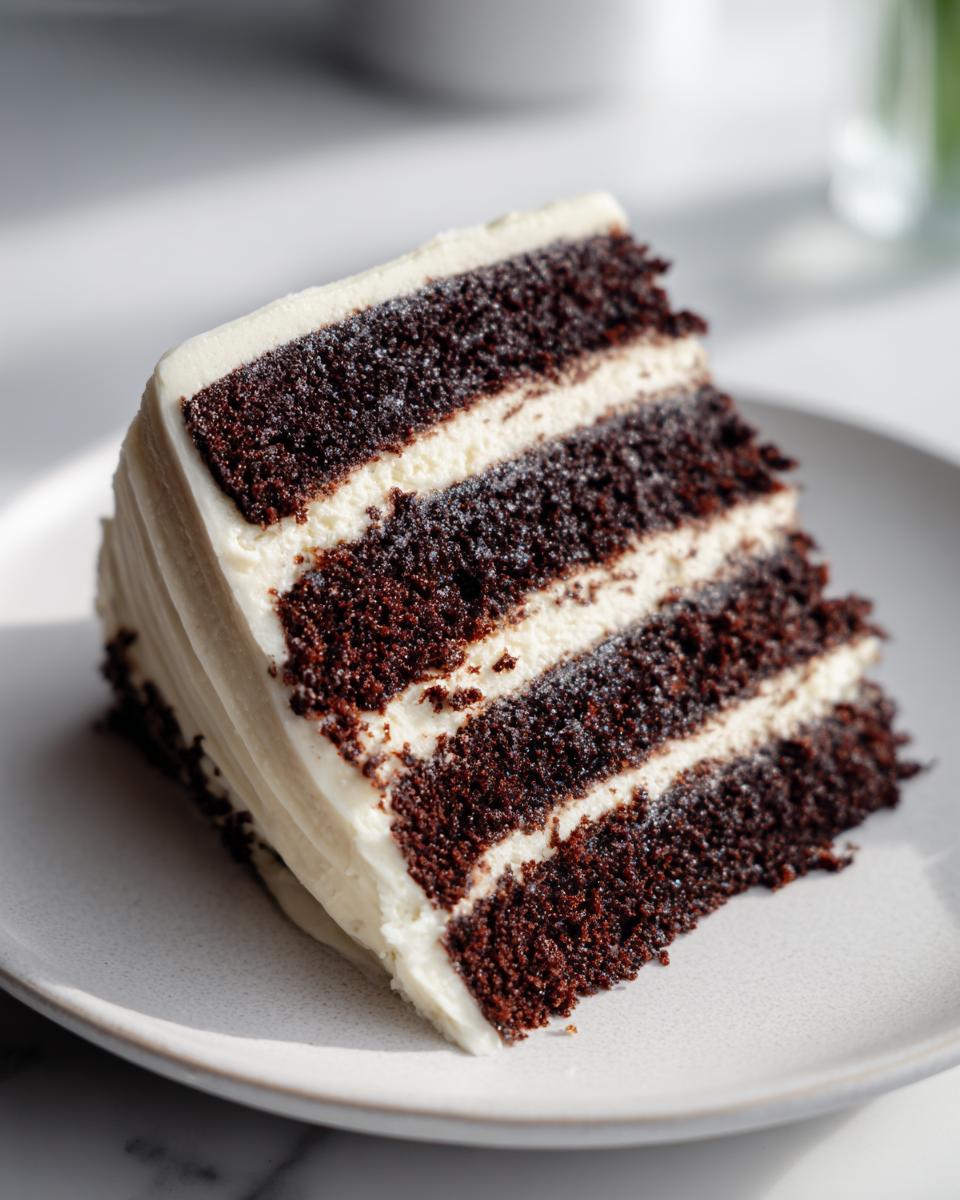 Chocolate Cake with Vanilla Buttercream - detail 2