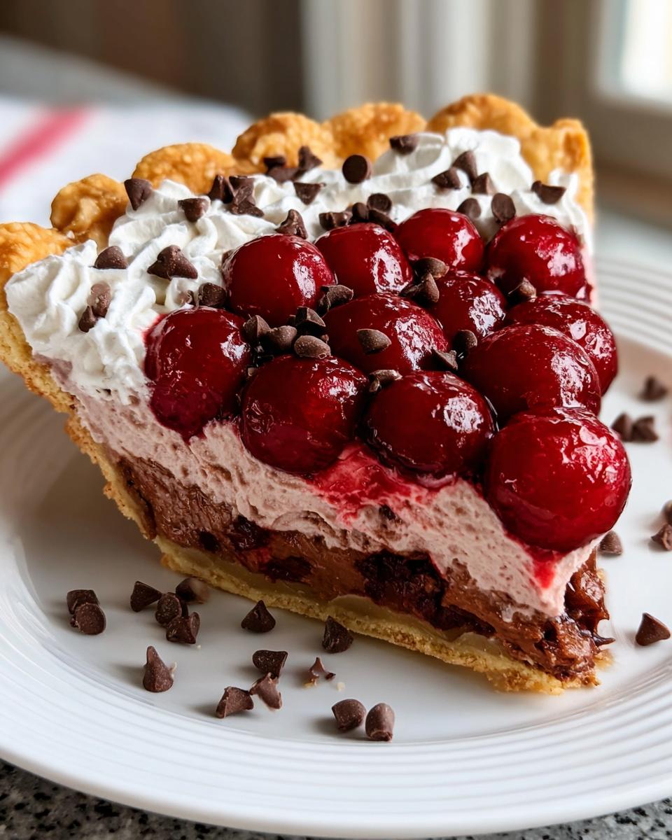 Chocolate Cherry Pie - detail 2