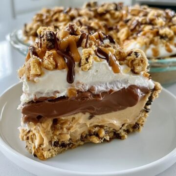 Chocolate Chip Cookie Peanut Butter Pie