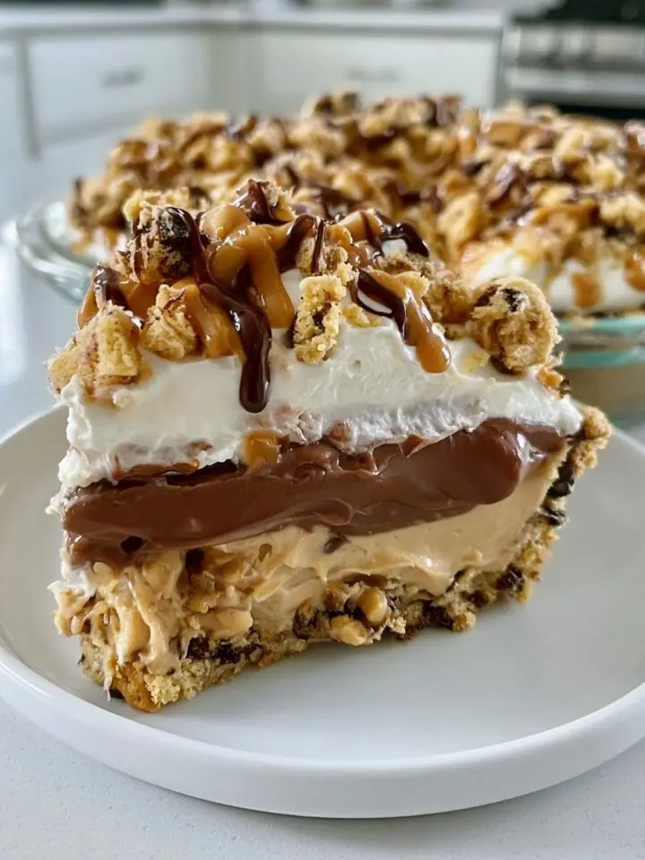 Chocolate Chip Cookie Peanut Butter Pie