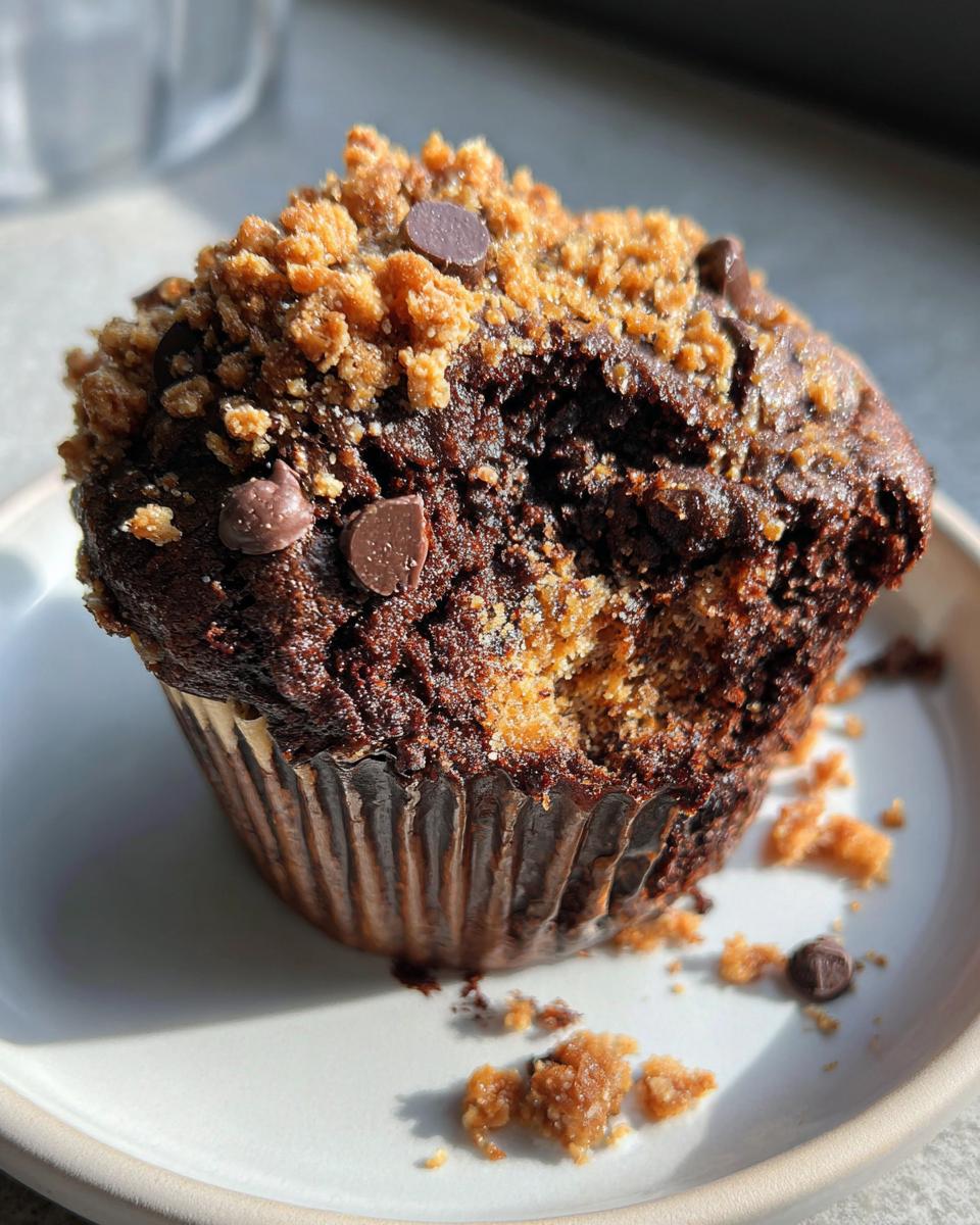 Chocolate Coffee Toffee Crunch Muffins - detail 1